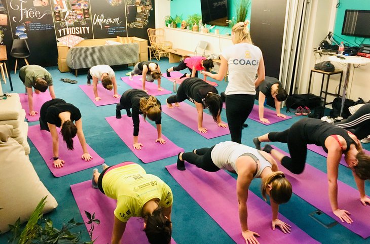 Une séance de Pilates chez Olympe